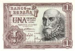 1 Peseta 22.7.1953
